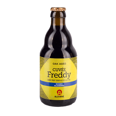 Alvinne Cuvee Freddy Blueberry Dark Sour Single Craft Beer Brouwerij Alvinne
