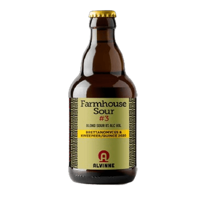 Alvinne Farmhouse Sour #3; Brett Kweeper/Quince 2020 330ml Bottle Craft Beer Brouwerij Alvinne