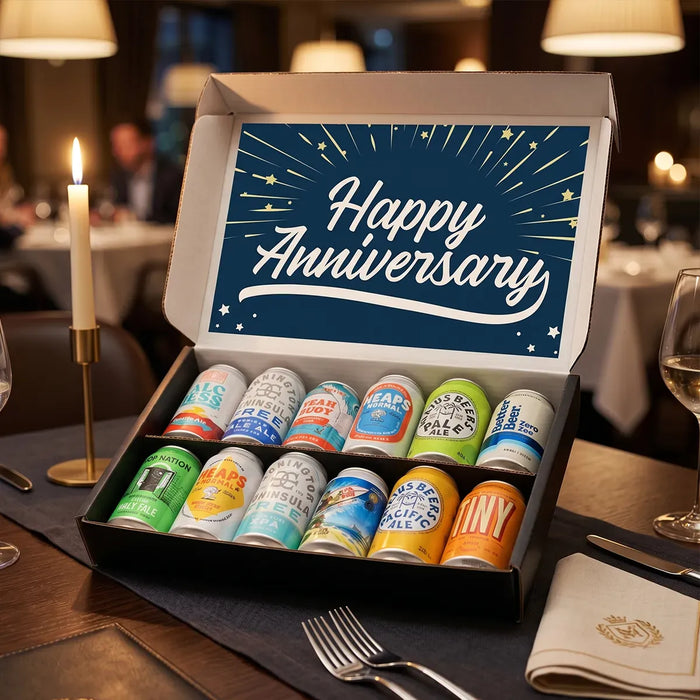 Anniversary 12 Non-Alcoholic Beer Gift Box Sansdrinks Sans Drinks