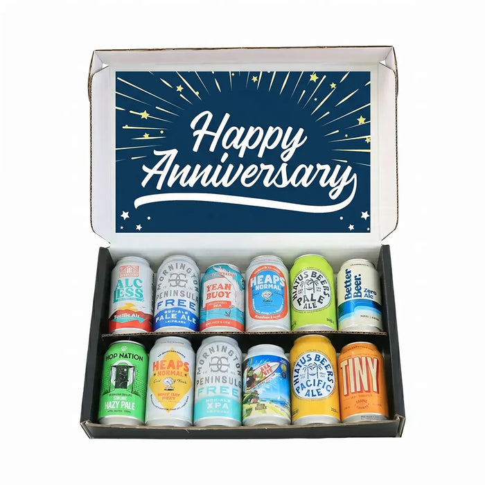 Anniversary 12 Non-Alcoholic Beer Gift Box Sansdrinks Sans Drinks