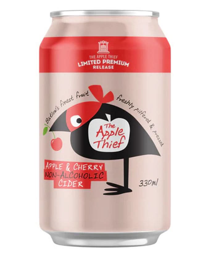 Apple Thief Pink Lady Non-Alcoholic Apple & Cherry Cider - Cans Sans Drinks Bundle The Apple Thief