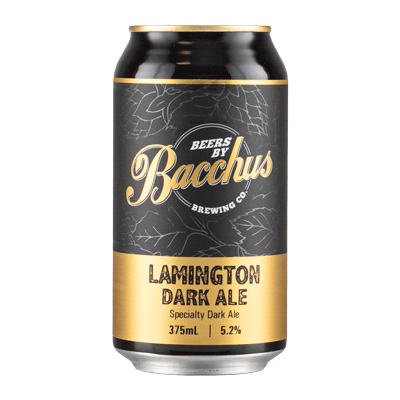 Bacchus Lamington Dark Ale 375ml Can Craft Beer Bacchus Brewing Co.
