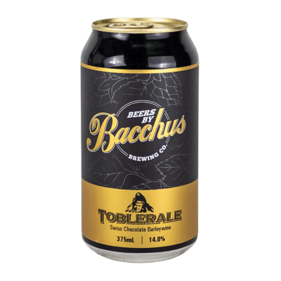 Bacchus Toblerale Swiss Chocolate Barleywine 375ml Can Craft Beer Bacchus Brewing Co.