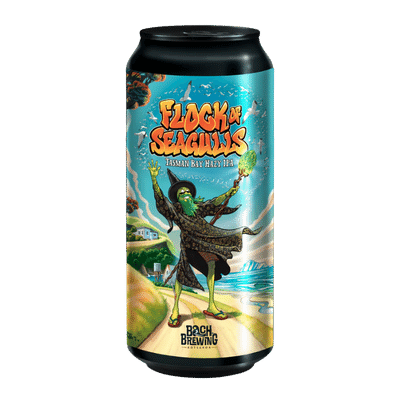 Bach Brewing Flock of Seagulls Tasman Bay Hazy IPA 440ml Can Craft Beer Bach Brewing