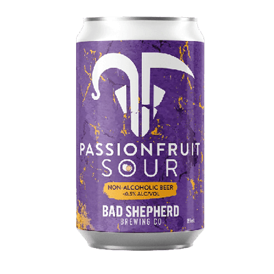 Bad Shepherd Alcohol Free Passionfruit Sour Ale 355ml Can Craft Beer Bad Shepherd Brewing Co