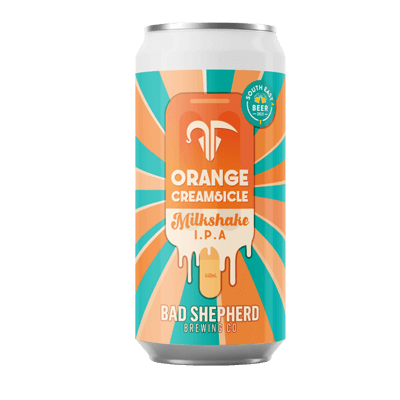 Bad Shepherd Orange Creamsicle Milkshake IPA 440ml Craft Beer Bad Shepherd Brewing Co
