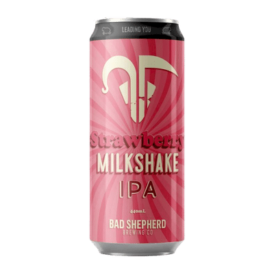 Bad Shepherd Strawberry Milkshake IPA 440ml Can Craft Beer Bad Shepherd Brewing Co