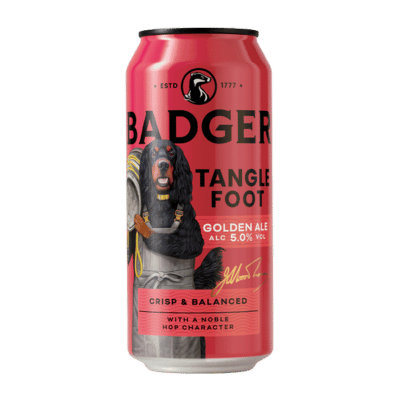 Badger Tanglefoot Golden Ale 440ml Can Craft Beer Badger (Hall & Woodhouse)