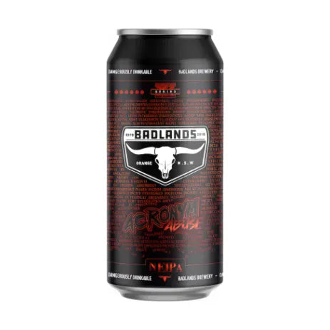 Badlands Acronym Abuse Season Eleven NEIPA 440ml Can Craft Beer Badlands