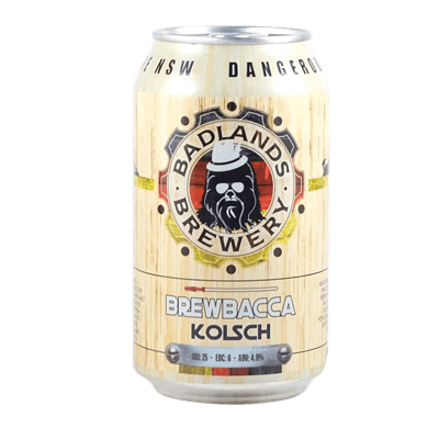Badlands Brewbacca Draught 355ml Can Craft Beer Badlands Brewery