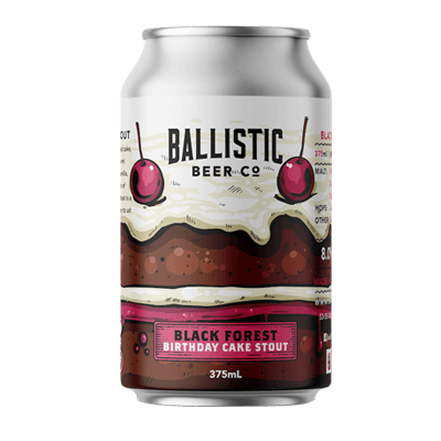 Ballistic Black Forest Birthday Cake Stout Craft Beer Ballistic Beer