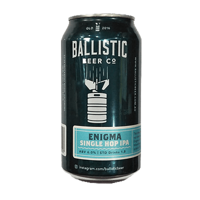 Ballistic Single Hop Enigma IPA Ballistic Beer