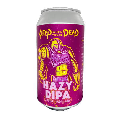 Ballistic Sleep When You're Dead Hazy DIPA Single Craft Beer Ballistic Beer