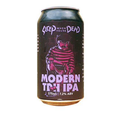 Ballistic Sleep When You're Dead Modern TDH IPA Craft Beer Ballistic Beer