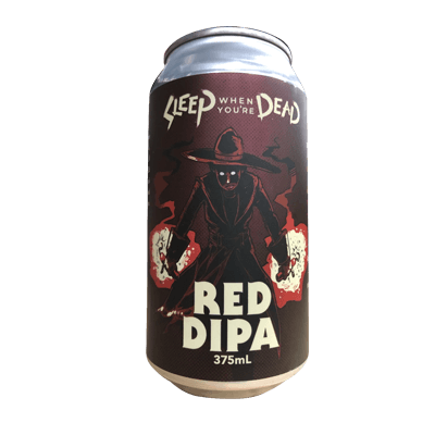 Ballistic Sleep When You're Dead Red DIPA Single Craft Beer Ballistic Beer