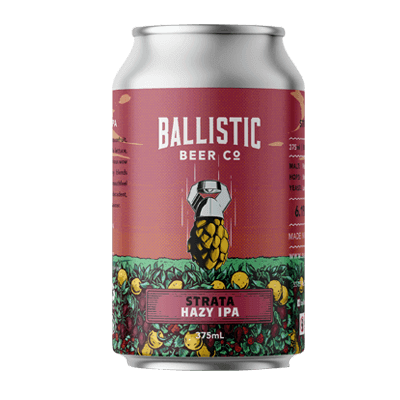 Ballistic Strata Hazy IPA Craft Beer Ballistic Beer