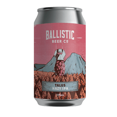Ballistic Talus Hazy Single Hop IPA 375ml Can Craft Beer Ballistic Beer