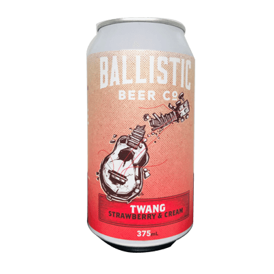 Ballistic Twang Strawberry & Cream Sour Ballistic Beer
