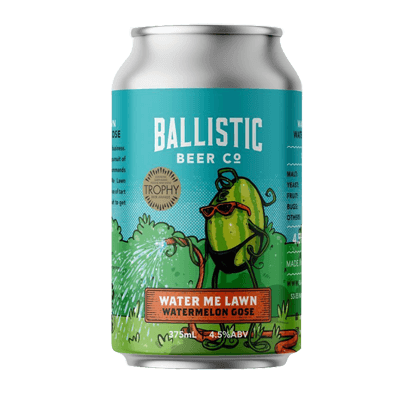 Ballistic Water Me Lawn Watermelon Gose Craft Beer Ballistic Beer