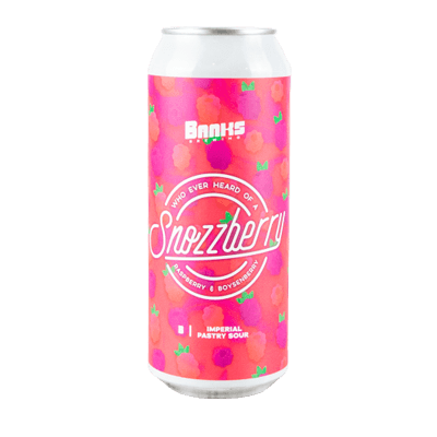Banks Brewing Who Ever Heard Of A Snozzberry Raspberry & Boysenberry Imperial Pastry Sour 500ml Can Craft Beer Banks Brewing