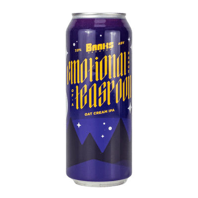 Banks Emotional Range of a Teaspoon Oat Cream IPA 500ml Can Craft Beer Banks Brewing