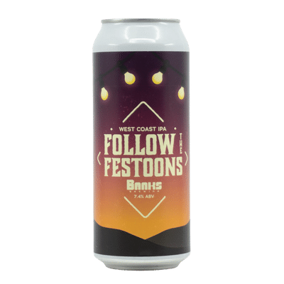 Banks Follow the Festoons Dank West Coast IPA 500ml Can Craft Beer Banks Brewing