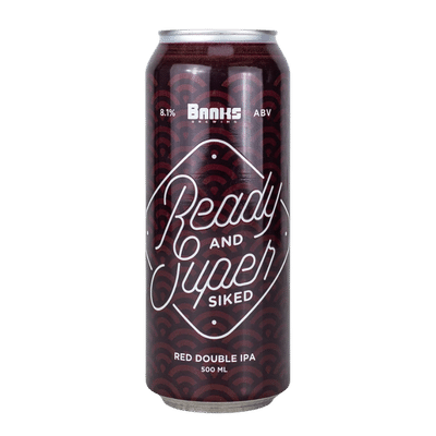 Banks Ready & Super Siked Red Double IPA 500ml Can Craft Beer Banks Brewing