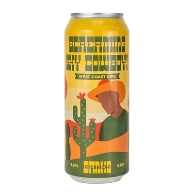 Banks Screaming Sky Cowboy! West Coast DIPA 500ml Can Craft Beer Banks Brewing