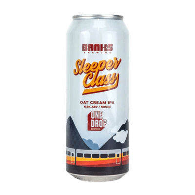 Banks x One Drop Sleeper Class Oat Cream IPA 500ml Can Craft Beer Banks Brewing