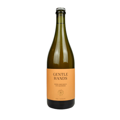 Barrel Shepherd Gentle Hands Barrel Aged Saison with Nectarines 750ml Bottle Single Craft Beer Barrel Shepherd
