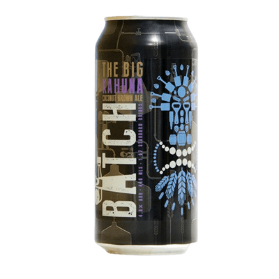 Batch Big Kahuna Coconut Brown Ale 375ml Can Craft Beer Batch Brewing Company