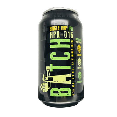 Batch Single Hop IPA HPA-016 Craft Beer Batch Brewing Company