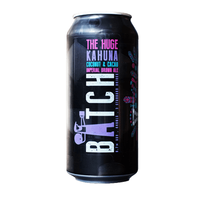 Batch The Huge Kahuna Coconut & Cacao Imperial Brown Ale 375ml Can Craft Beer Batch Brewing Company