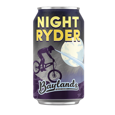 Baylands Night Ryder Chocolate Rye Stout 330ml Can Craft Beer Baylands Brewing