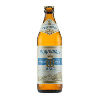 Bayreuther Hell Bavarian Helles Lager 500ml Bottle Craft Beer Bayreuther Bierbrauerei