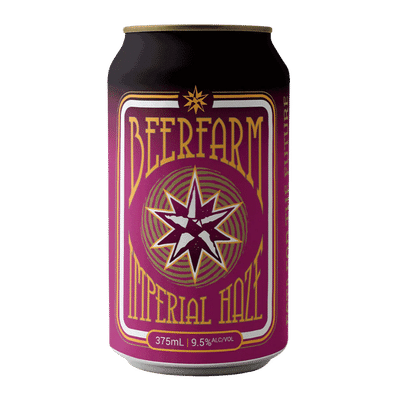 Beerfarm Imperial Haze Imperial Hazy IPA 375ml Can Craft Beer Beerfarm