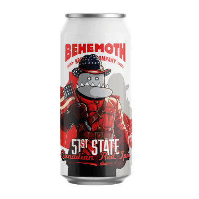 Behemoth 51st State Canadian Red IPA 440ml Can Craft Beer Behemoth