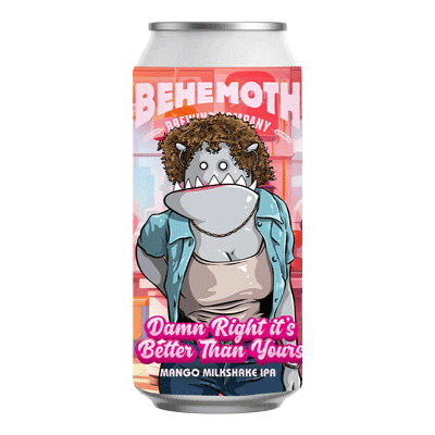 Behemoth Damn Right It's Better Than Yours Mango Milkshake IPA 440ml Can Craft Beer Behemoth Brewing Company