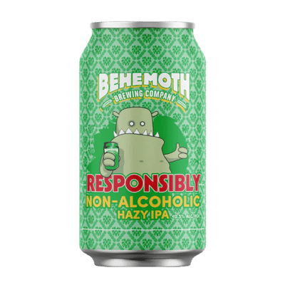 Behemoth Responsibly Non Alcoholic Hazy IPA 330ml Can Craft Beer Behemoth Brewing Company