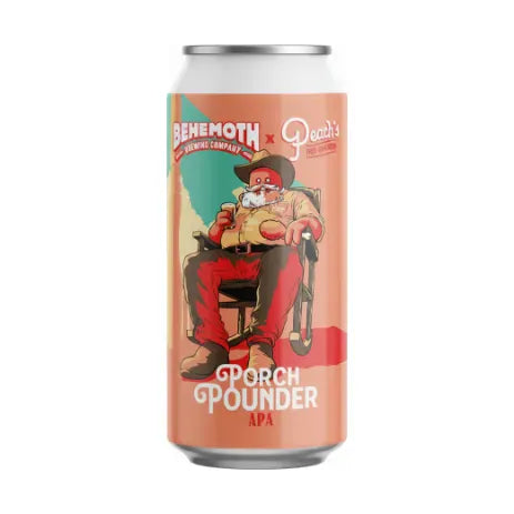 Behemoth x Peach's Hot Chicken Porch Pounder APA 440ml Can Craft Beer Behemoth