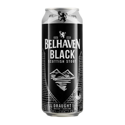 Belhaven Black Scottish Stout 440ml Can Craft Beer Belhaven Brewery