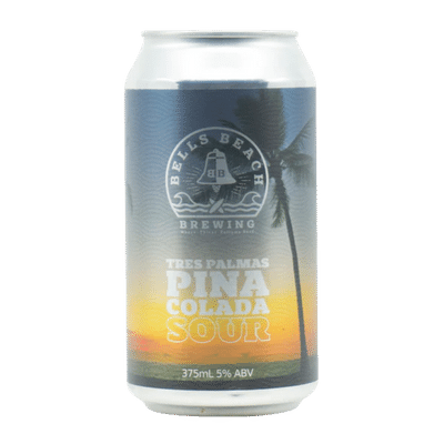 Bells Beach Brewing Tres Palmas Pina Colada Sour 375ml Can Craft Beer Bells Beach Brewing