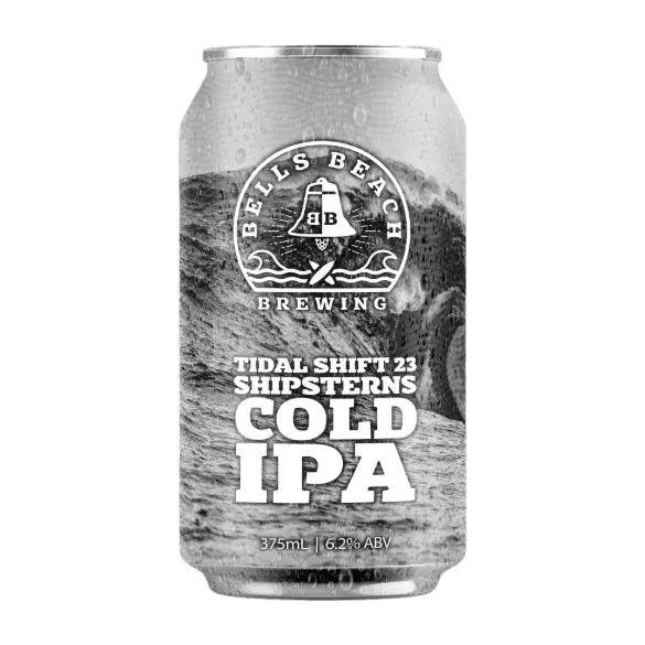 Bells Beach Tidal Shift #23 Shipsterns Cold IPA 375ml Can Craft Beer Bells Beach Brewing