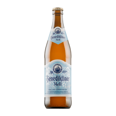 Benediktiner Hell Lager 500ml Bottle Craft Beer Benediktiner