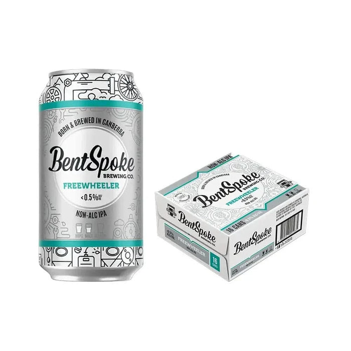 Bentspoke FreeWheeler Non Alc IPA Pack of 16 Sans Drinks Bundle BentSpoke