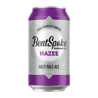 Bentspoke Hazee Hazy Pale Ale 375ml Can Craft Beer Bentspoke Brewing Co