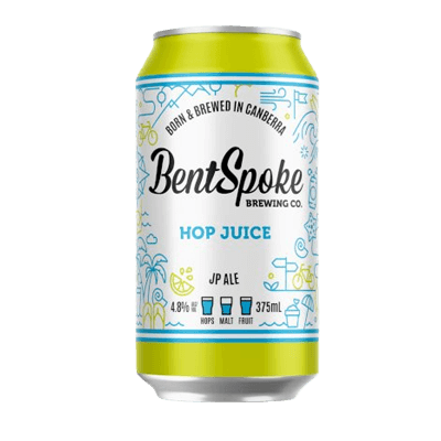 BentSpoke Hop Juice Pale Ale 375ml Can Craft Beer Bentspoke Brewing Co