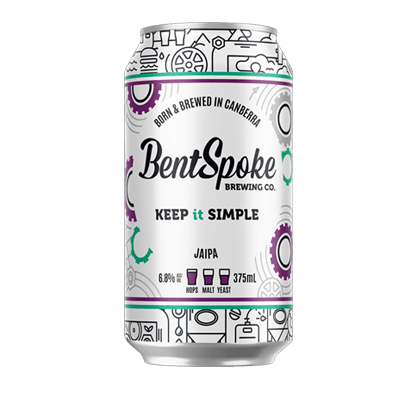 BentSpoke Keep It Simple JAIPA 375ml Can Craft Beer Bentspoke Brewing Co