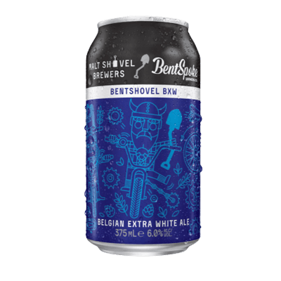 BentSpoke/MaltShovel Bentshovel BXW Belgian Extra White Ale 375ml Can Craft Beer Bentspoke Brewing Co