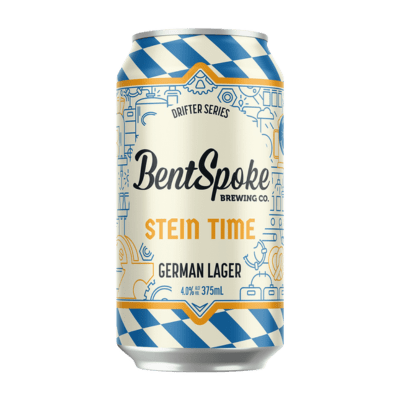 Bentspoke Stein Time German Lager 375ml Can Craft Beer Bentspoke